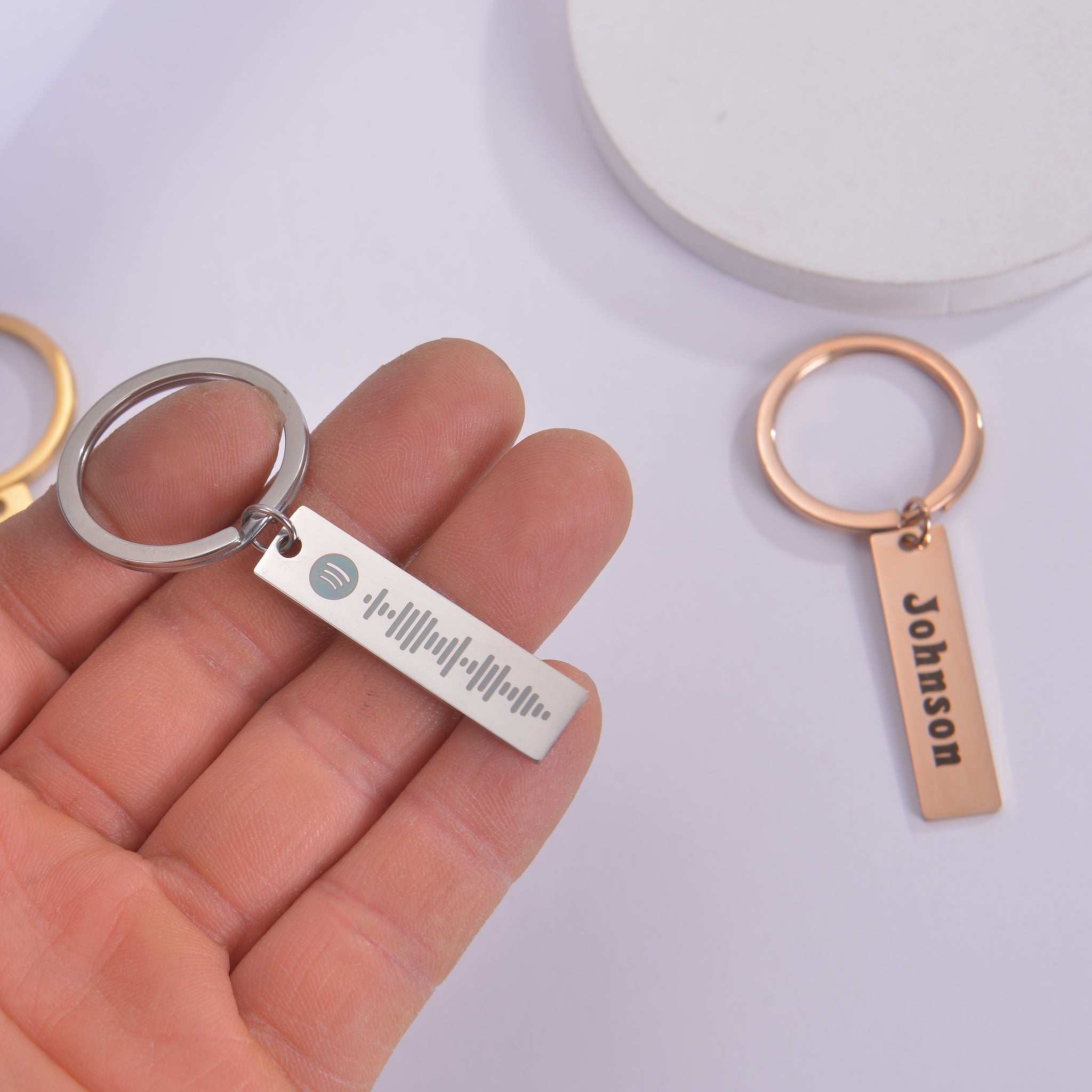 music code keychain