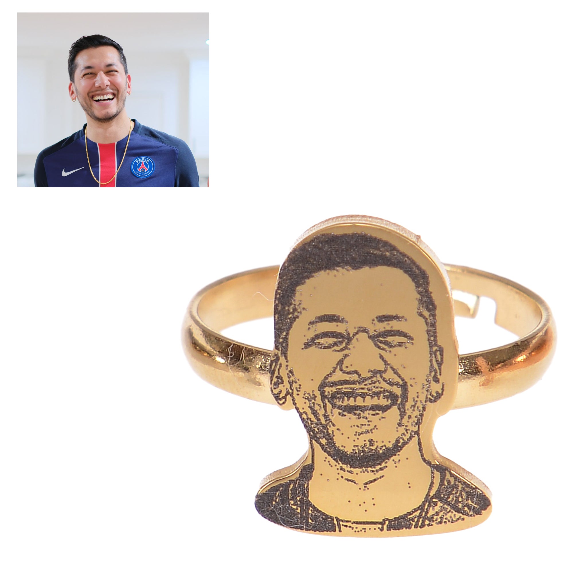 custom photo ring