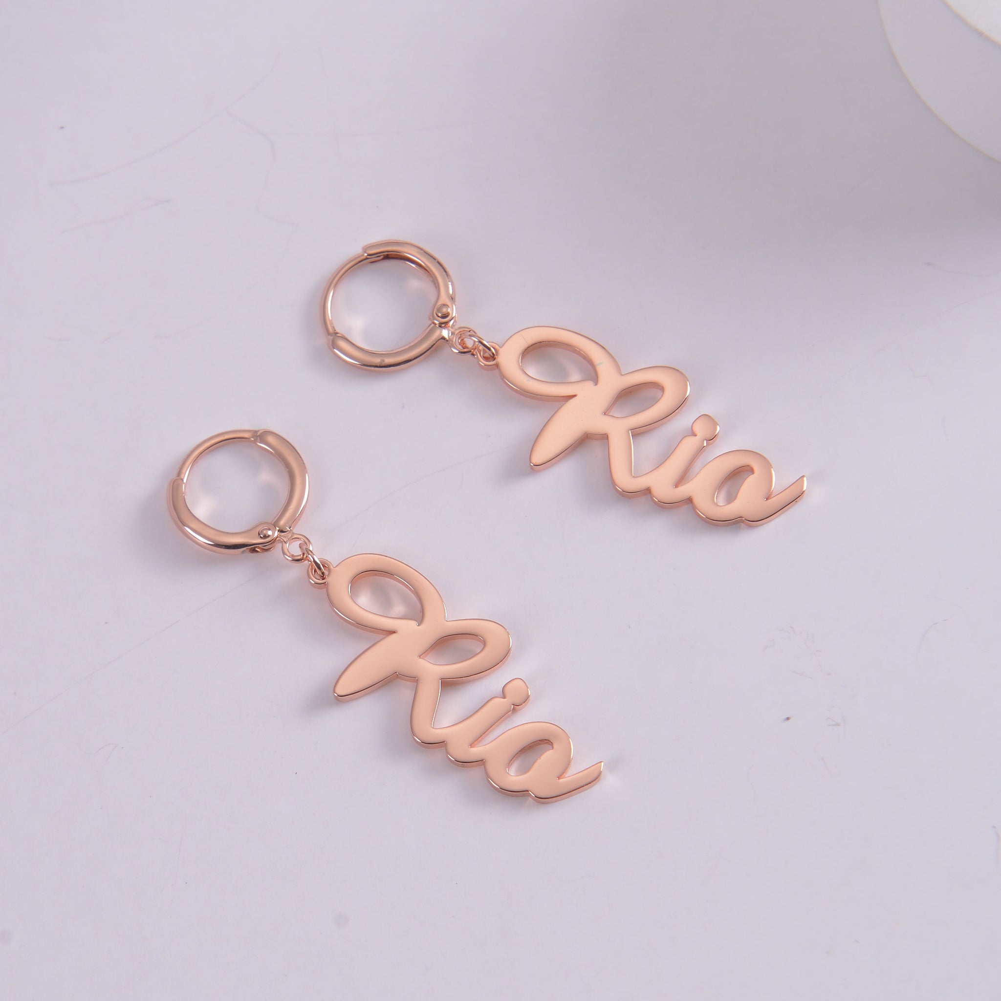 Personalized Signature Name Earrings