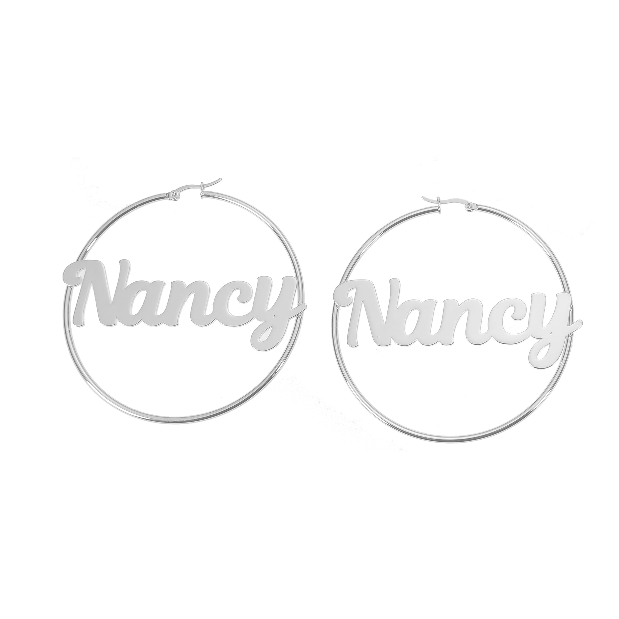 name on earrings